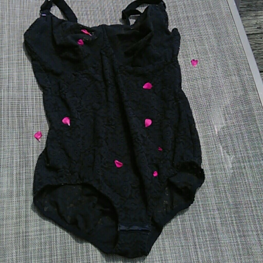 Sexy black lingerie bodysuit size Medium